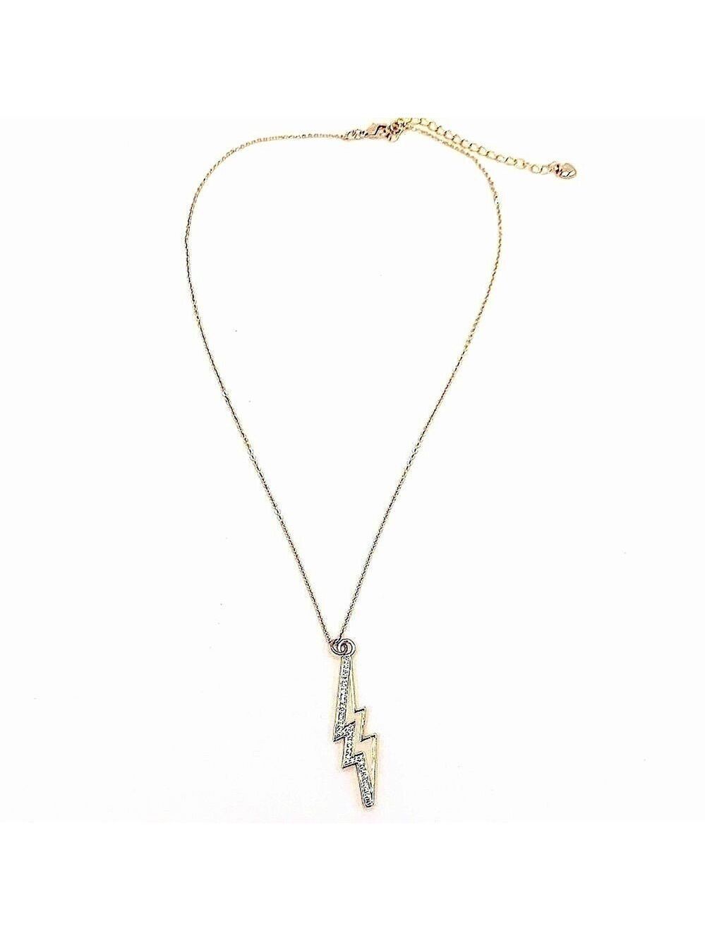 16 inch 14k gold filled chain with lightening bolt